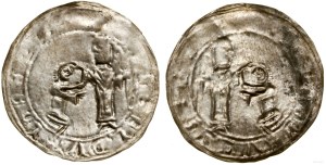 Polska, brakteat protekcyjny (absolucyjny), ok. 1113-1138, Kraków