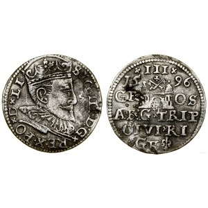 Poland, trojak, 1596, Riga