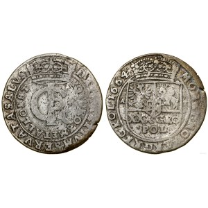 Poľsko, zlotý (tymf), 1664 AT, Bydgoszcz