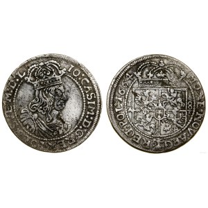 Polska, ort, 1664 AT, Kraków