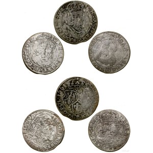 Polsko, sada: 3 x šesták, 1661, 1664, 1667, Bydhošť a Krakov