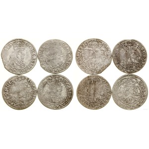 Polsko, sada: 4 x šestka, 1661–1667, Krakov a Bydhošť