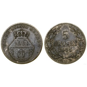 Poland, 5 groszy, 1835, Vienna