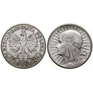 Pologne, 10 zlotys, 1932, Angleterre