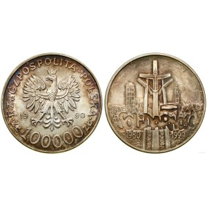 Polsko, 100 000 zlotých, 1990, USA