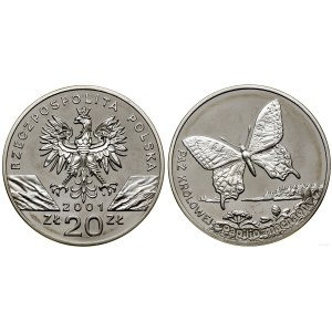 Polska, 20 złotych, 2001, Warszawa