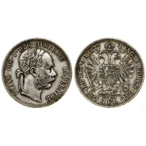 Rakousko, florin, 1877, Vídeň
