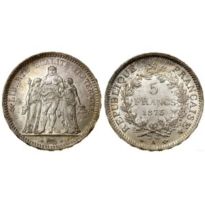 France, 5 francs, 1873 A, Paris