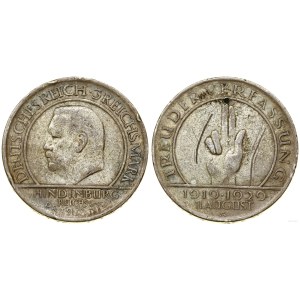 Německo, 3 marky, 1929 A, Berlín