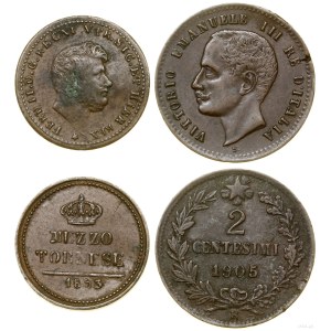 Italie, lot de 2 pièces, Rome