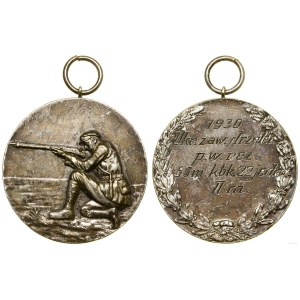 Polen, Medaille von den regionalen Schießwettbewerben, 1930