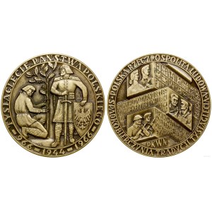 Polska, medal Ludwik Tysiąclecie Państwa Polskiego, 1966