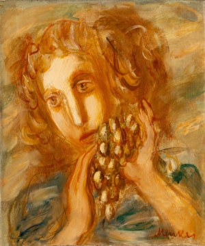 Zygmunt Józef Menkes (1896 Lwów - 1986 Riverdale, USA), Dziewczyna z winogronami, lata 20.-30. XX w.