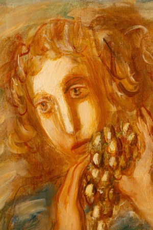 Zygmunt Józef Menkes (1896 Lwów - 1986 Riverdale, USA), Dziewczyna z winogronami, lata 20.-30. XX w.