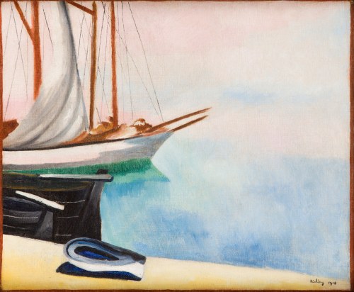 Mojżesz (Moise) Kisling (1891 Kraków - 1953 Paryż), Port w Marsylii , 1918