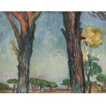 Józef Pankiewicz (1866, Lublin - 1940, La Ciotat, France), « Les Pins » (« Repos sous les pins »), vers 1911