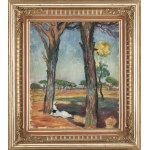 Józef Pankiewicz (1866, Lublin - 1940, La Ciotat, France), « Les Pins » (« Repos sous les pins »), vers 1911