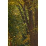 Aleksander Gierymski (1850, Warsaw – 1901, Rome), Schleissheim Park near Munich (Man in the Avenue), 1895