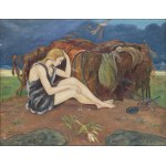 Wlastimil Hofman (1881 Praga - 1970 Szklarska Poręba), Trittico “Gli esiliati”, 1952-60