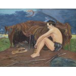 Wlastimil Hofman (1881 Praga - 1970 Szklarska Poręba), Trittico “Gli esiliati”, 1952-60