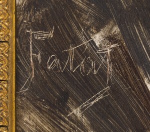 Julian Fałat (1853 Tuligłowy - 1929 Bystra), Portret mężczyzny w kapeluszu