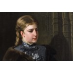 Władysław Bakałowicz (1833, Chrzanów – 1903, Paris), A Woman Making a Donation