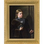 Władysław Bakałowicz (1833, Chrzanów – 1903, Paris), A Woman Making a Donation