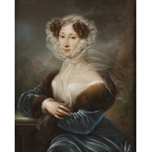 Franciszek Ksawery Lampi (1782 Klagenfurt am Wörthersee - 1852 Warszawa), Portret Karoliny Beaty Hauke Bosak, około 1830