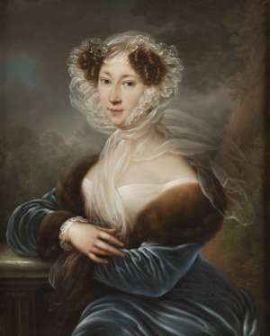Franciszek Ksawery Lampi (1782 Klagenfurt am Wörthersee - 1852 Warszawa), Portret Karoliny Beaty Hauke Bosak, około 1830