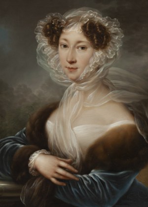 Franciszek Ksawery Lampi (1782 Klagenfurt am Wörthersee - 1852 Warszawa), Portret Karoliny Beaty Hauke Bosak, około 1830