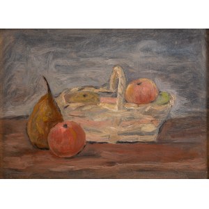 Tadeusz Makowski (1882, Oświęcim – 1932, Paris), Fruit in a Basket, ca. 1920
