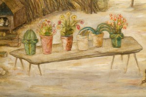 Tadeusz Makowski (1882 Oświęcim - 1932 Paryż), „Kwiaty w plenerze”, około 1927