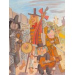 Andrzej Pronaszko (1888 Derebczyn – 1961 Varšava), „Koncert populárnej hudby“, 1951