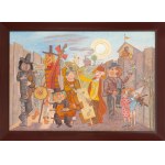 Andrzej Pronaszko (1888 Derebczyn – 1961 Varšava), „Koncert populárnej hudby“, 1951