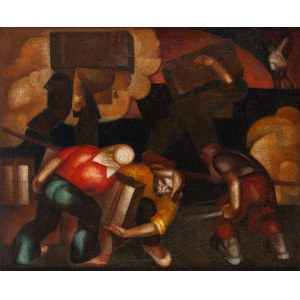 Bolesław Cybis (1895, Massandra Estate, Crimea – 1957, Trenton, New Jersey, USA), Porters (Dockworkers), ca. 1920–23