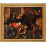 Bolesław Cybis (1895, Massandra Estate, Crimea – 1957, Trenton, New Jersey, USA), Porters (Dockworkers), ca. 1920–23