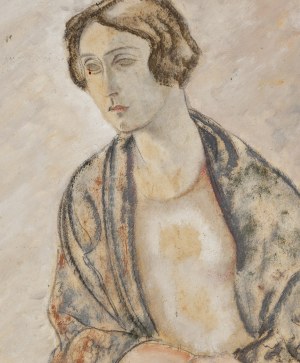 Leopold Gottlieb (1879 Drohobycz - 1934 Paryż), Zamyślona, około 1927-34