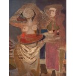 Jankiel Adler (1895, Tuszyn pri Łodzi – 1949, Aldbourne pri Londýne), „Kúpajúce sa“, 1941