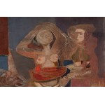 Jankiel Adler (1895, Tuszyn pri Łodzi – 1949, Aldbourne pri Londýne), „Kúpajúce sa“, 1941