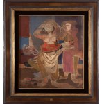 Jankiel Adler (1895, Tuszyn pri Łodzi – 1949, Aldbourne pri Londýne), „Kúpajúce sa“, 1941