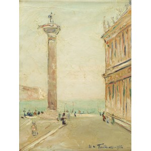 Włodzimierz Terlikowski (1873, Poraj near Łódź – 1951, Paris), Column in the Piazzetta San Marco in Venice, 1932
