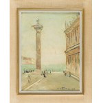Włodzimierz Terlikowski (1873, Poraj near Łódź – 1951, Paris), Column in the Piazzetta San Marco in Venice, 1932