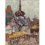 Hanna Pachniewska-Betley (1910 - 1987), A view of the Church of the Holy Spirit in Nowy Sącz
