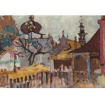 Hanna Pachniewska-Betley (1910 - 1987), A view of the Church of the Holy Spirit in Nowy Sącz