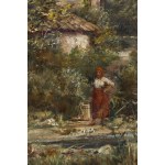 Aleksander Mroczkowski (1850, Kraków – 1927, Stubno near Przemyśl), Girl by the Water, 1898