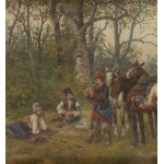 Ludwik Gędłek (1847 Krakov – 1904 Viedeň), Odpočinok kozákov