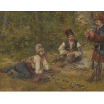 Ludwik Gędłek (1847 Krakov – 1904 Viedeň), Odpočinok kozákov