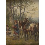 Ludwik Gędłek (1847 Krakov – 1904 Viedeň), Odpočinok kozákov