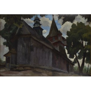 Stanisław Kamocki (1875, Varsovie - 1944, Zakopane), Petite église de Radziszów, vers 1920