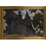 Stanisław Kamocki (1875, Varsovie - 1944, Zakopane), Petite église de Radziszów, vers 1920